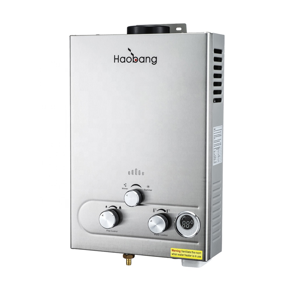 Bán Hot 6L Ngay Lập Tức Tankless LPG Gas Máy Nước Nóng JSD12-S02 Khuyến Mãi