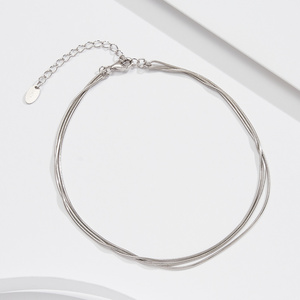 <span class=keywords><strong>Sa76</strong></span> rinntin dainty זהב 14 קראט מצופה זהב 925 שרשרות נחש שרשרות נשים - Product Image 3