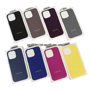 Funda de teléfono segura magnética de silicona suave funda de teléfono con forro de microfibra para <span class=keywords><strong>iPhone</strong></span> 17 15 16 Pro Max - Product Image 2