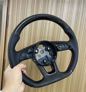 Volant de voiture en Alcantara violet, modèle sport en fibre de carbone pour <span class=keywords><strong>Audi</strong></span> <span class=keywords><strong>Q</strong></span> C8 A1 A3 A4 A5 A6 A7 A8 B6 B7 B8 B9 C6 C7 TT R8 - Product Image 2