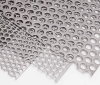 Grilles perforées pour haut-parleurs avec feuilles perforées personnalisables à trous ronds