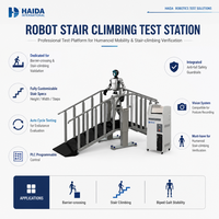 Station de test d'escalade robotisée, équipement d'essai d'escalade, spécifications d'escalade personnalisables, contrôle PLC, garde-corps anti-chute