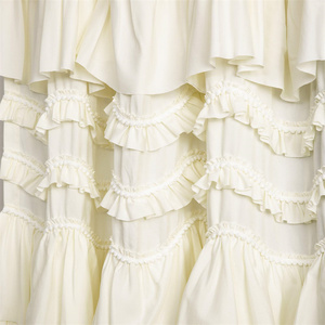 <span class=keywords><strong>Bindi</strong></span> Pleated Sheer Rèm Cửa Nhà mới vật liệu mịn ruffles mềm Rèm voan trắng - Product Image 6