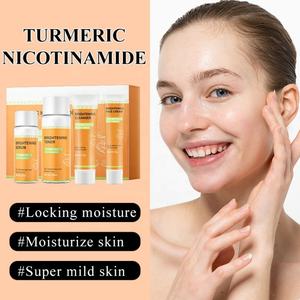 Lot de 4 Soins Visage Naturels Bio au Curcuma et Nicotinamide : Hydratant Éclaircissant et Nourrissant, Contrôle du Sébum - Product Image 5