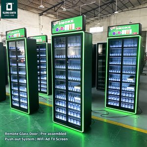 Exhibidor de Tabaco Satom de 50m con Control Remoto, Pantalla LCD Publicitaria y Estantes Ajustables - Product Image 4