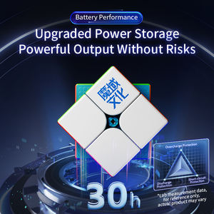ลูกบาศก์ MOYU <span class=keywords><strong>WeiPo</strong></span> V5 AI Smart 2x2 ไจโรสโคป แกนแม่เหล็ก ผ้าคลุมลูกบาศก์ ลูกบาศก์พลาสติกแม่เหล็ก ลูกบาศก์ความเร็ว ของเล่นเด็ก - Product Image 3
