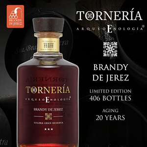 Brandy Español TORNERIA GRAN RESERVA, Hecho en España, 20 Años de Añejamiento, Edición Limitada, 700ml - Product Image 5