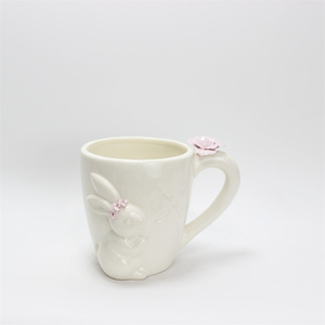 <strong>Easter</strong> Ceramic Tea <strong>Cup</strong> <strong>Easter</strong> <strong>Cup</strong> for Celebration <strong>Easter</strong> Joy Coffee Mug with Floral Decoration - Product Image 3