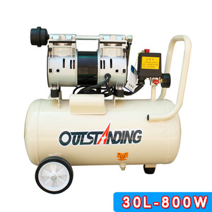 Petite pompe à air silencieuse sans huile à piston oscillant, très portable, 3,2 kW, 120 L, faible bruit, mobile, pour souffler la poussière - Product Image 1