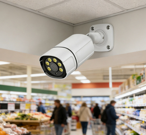 Sistema de Cámara de Seguridad IP CCTV8 H600 24MP 8CH POE NVR con 8 Cámaras 1080P, IA Inteligente, Doble Luz, Audio, Impermeable y Tarjeta de Memoria - Product Image 2