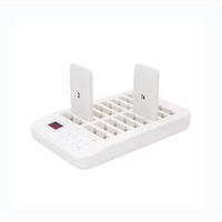 Système de téléavertisseur sans fil en gros pour fabricants avec 16 téléavertisseurs de table, système d'appel de serveur 433 MHz pour restaurant de restauration rapide