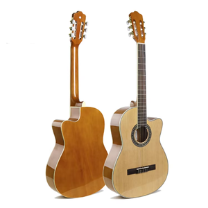 <span class=keywords><strong>Guitarra</strong></span> Clásica con Cuerpo Cutaway, Instrumentos Musicales, Precio al por Mayor OEM - Product Image 1
