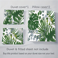 Nouveau Design ensemble de literie imprimé 1.1kg 203x229cm 3pcs - 1pcs housse de couette, 2pcs taie d'oreiller ensemble de draps ensemble de housse de couette d'hôtel