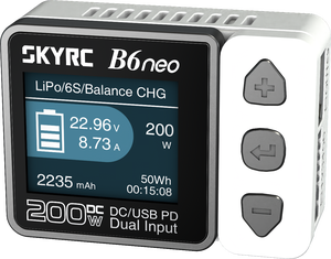 Зарядное устройство KUMOS SKYRC B6neo Smart Charger DC 200W PD 80W с балансировкой заряда аккумуляторов SK-100198 для радиоуправляемых моделей автомобилей, кораблей, лодок, самолетов - Product Image 1