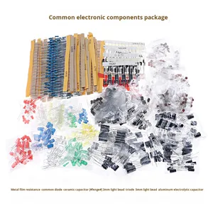 Bảy Thành phần phổ biến Kit điện trở tụ điện Transistor Diode hỗn hợp Tự Làm sửa chữa thí nghiệm linh kiện điện tử Sản xuất tại Trung Quốc - Product Image 3