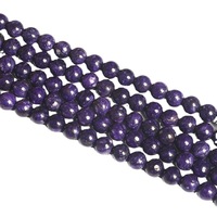 Perles de Pierre Charoïte Naturelles Détachées 6mm 8mm 10mm pour Bracelet DIY