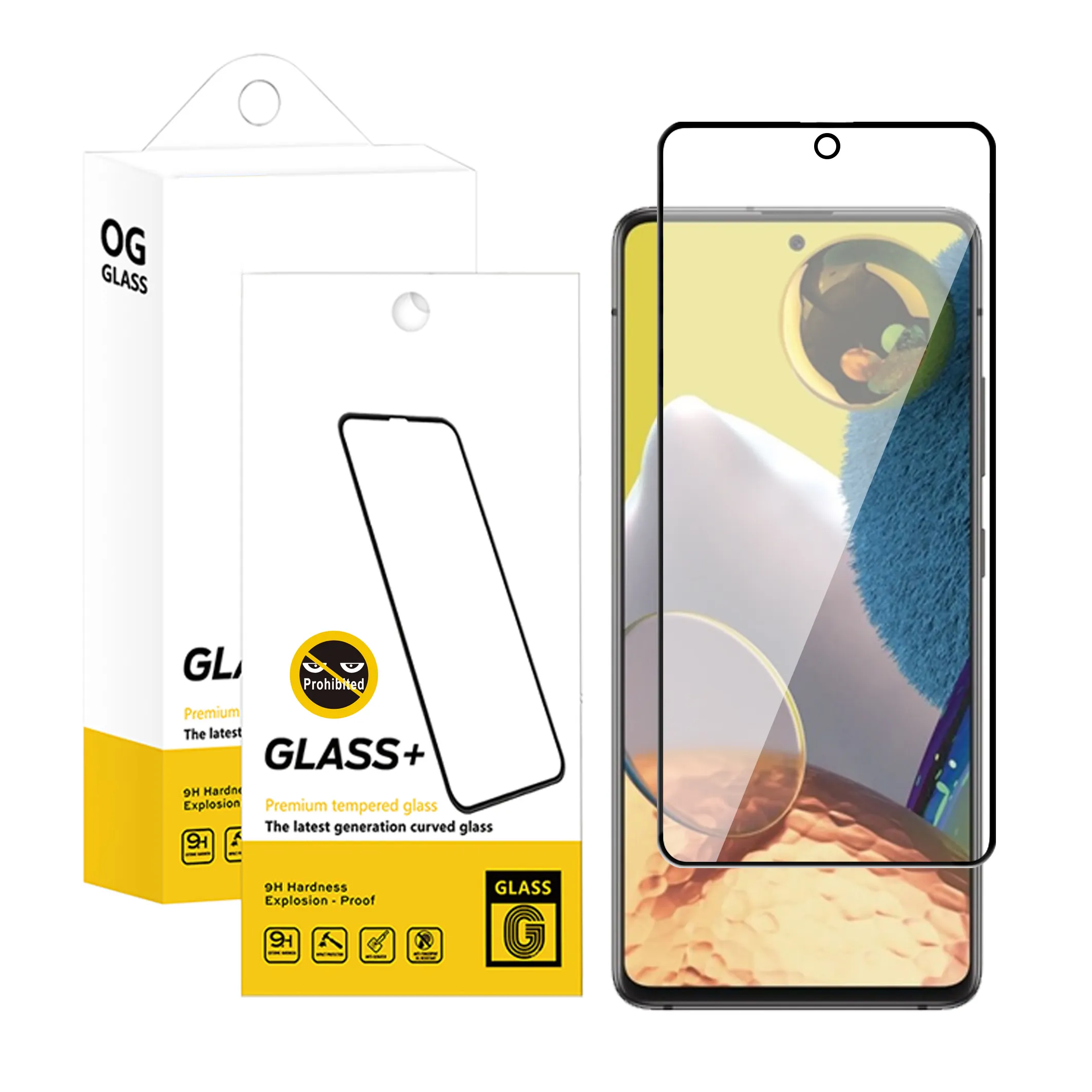 Anti Explosion Ultra Thin Tempered Glass Screen Protector For Samsung Galaxy A51