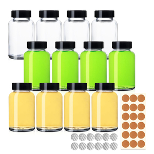 Botellas de PET Desechables de Grado Alimenticio de 400ml, 500ml, 600ml y 1000ml para Té Boba, Té con Leche, Champaña y Refrescos con Tapa de Rosca de Aluminio - Product Image 1