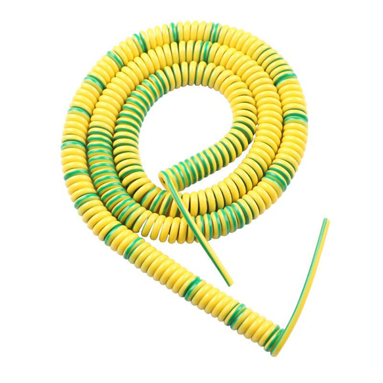 2 /3 /4 /5 / 6 / 7 Core Pvc/Pu Spiraal Koord Opgerolde Kabel