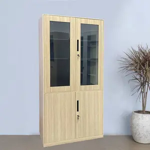 Шкаф для хранения, металлическая дверь, деревянная дверь, минималистский шкаф для хранения офисной мебели