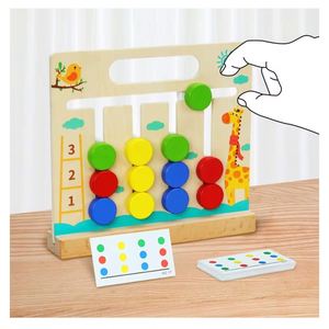 Juegos de Ingenio para Niños, Juegos para Viajes, Regalos Ideales para Navidad y Cumpleaños, Juguetes de Rompecabezas de Combinación de Colores - Product Image 1
