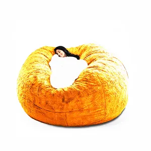 couch lazy air sofa hammock velvet bean bag lazy sofa bed cell phone holder