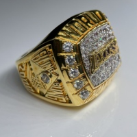 Bague de champion d'équipe de sport USASA en argent personnalisée FH 2003 pour football, basketball, baseball, softball, volley-ball - Cadeau de mariage