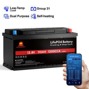 カスタマイズディープサイクルCCA 1200トラックエアパーキングコンディショナー24v 160ahトラック始動用バッテリー - Product Image 2