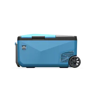 Alpicool KS25 Mini refrigerador para carro Compressor DC Zonas duplas 12V refrigerador portátil para acampamento refrigerador para carro uso duplo doméstico