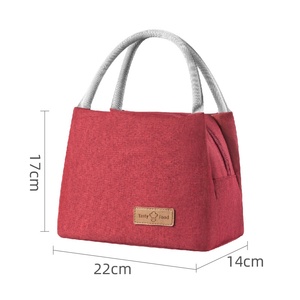 <span class=keywords><strong>Bolsa</strong></span> de almuerzo térmica aislada grande para niños y mujeres de moda reutilizable lavable portador de <span class=keywords><strong>alimentos</strong></span> suaves a prueba de fugas caja de almuerzo escolar - Product Image 2