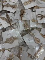 100pcs Per kg Dijual Berdasarkan Berat Aksesoris Rambut Mewah Berkualitas Tinggi Elegan Perhiasan Grosir Campuran dan Acak
