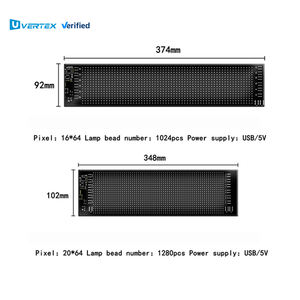 2025年新作 RGB 発光ステッカー フレキシブルカーパターンLEDディスプレイパネル 車DIYアニメーション用 卸売 - Product Image 6