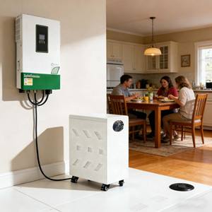 Système de stockage solaire 16 kWh 11 kW, direct usine, prix de gros par unité, système de secours domestique à système divisé - Product Image 1