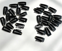 Pinces à cheveux en gros pour perruques, clips à pression à 10 dents avec dos en silicone pour extensions capillaires, 4 couleurs disponibles