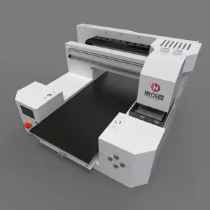 Printer Flatbed Inkjet UV Ukuran A3 Baru 2023 dengan Kepala XP600 Ganda