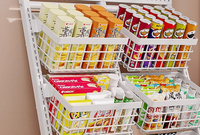Étagère de présentation en métal pour bonbons et snacks, panier en fil métallique pour biscuits, présentoir pour chips