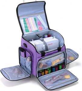 Échantillon gratuit : Sac de transport pour machine à coudre à tige externe, sac à main pour machine à tricoter, rangement d'outils de tricot - Product Image 2