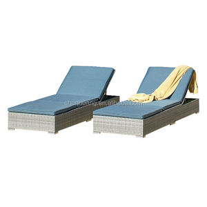 تصميم جديد في الهواء الطلق الخوص شاطئ البحر كرسي استرخاء الحديقة الروطان الشمس كرسي - Product Image 3