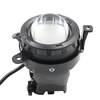 DEAO Nouveau Phare Antibrouillard Laser Carré Lada 3 J1 à Faisceau Bas Unique Super Lumineux 6500LM 55W LED Universel
