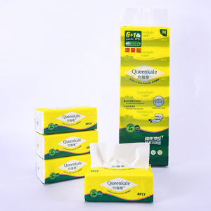 กระดาษเช็ดหน้าควีนคาเล่ OEM แบบนุ่ม ซึมซับดี 4 ชั้น สำหรับใช้ในชีวิตประจำวัน ที่บ้าน ที่ทำงาน โรงแรม ขายส่งราคาถูกจากโรงงานโดยตรง - Product Image 2