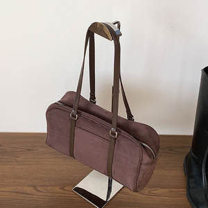 Sac à main tendance pour femme, sac en daim pour femme, sac à bandoulière pour femme, fournisseur personnalisé 2025 - Product Image 5