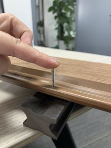 Thiết kế Gỗ nhựa <span class=keywords><strong>composite</strong></span> decking Sub rắn Keel <span class=keywords><strong>WPC</strong></span> sàn boong cơ sở joist Keel chùm cho ngoài trời decking sàn - Product Image 2