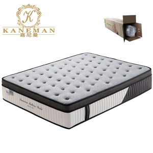 Fábrica <span class=keywords><strong>de</strong></span> <span class=keywords><strong>Colchones</strong></span> Personalizados en China, Venta al por Mayor <span class=keywords><strong>de</strong></span> <span class=keywords><strong>Colchones</strong></span> Enrollables con <span class=keywords><strong>Resortes</strong></span> Ensacados Euro Top, Tamaño Doble, Queen y King - Product Image 1