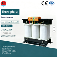 Transformateur de contrôle d'isolement triphasé SBK, 1500VA 380V vers 220V, transformateur de puissance industriel à tension personnalisée pour machine-outil