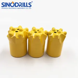 SINODRILLS Multi Function 11 / 12 Degree Jack Hammer Tapered Drill Bits 36mm for YT29A