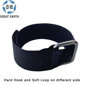 Có thể điều chỉnh móc và vòng lặp dây đeo ốc vít Băng Cứng móc và vòng lặp mềm trên mặt khác nhau tùy chỉnh Cáp Tie với kim loại khóa - Product Image 5