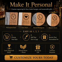 Ensemble de sous-verres ronds en marbre et bois, sous-verres modernes en pierre pour table basse, accessoires de bar