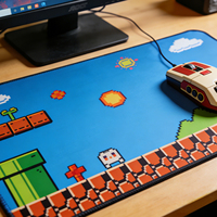Tapis de Souris de Jeu et de Bureau Personnalisé avec Tout Design Imprimé, Taille Sur Mesure, Antidérapant et Étanche