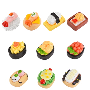 Nuevo Estilo Japonés, Miniatura de Comida de Simulación, Sushi de Resina, Cabujón Plano para Manualidades, Fabricación de Pendientes y Pulseras - Product Image 1