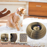 Offre Spéciale orgue magique chat griffe conseil pliable chat planche à gratter interactif grattoir chat jouet avec cloche